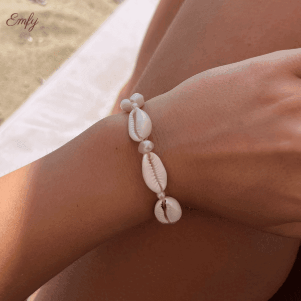 Shell gyöngyös karkötő